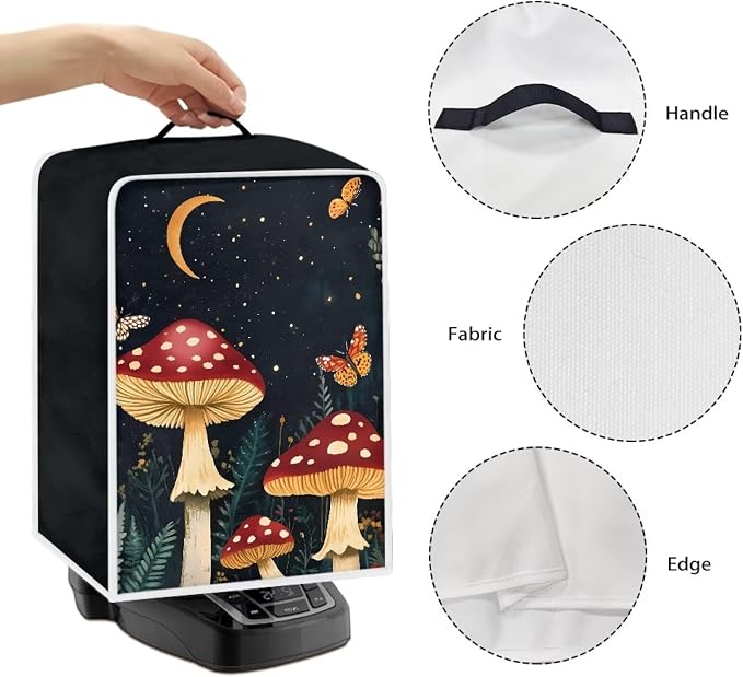 Mushroom Moon Print Coffee Machine Covers - Image 5