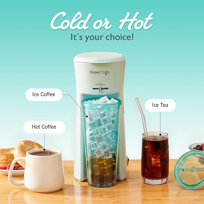 HyperChiller EHC824 Iced & Hot Coffee Maker, Adjustable Flow/Strength Lever - Image 7