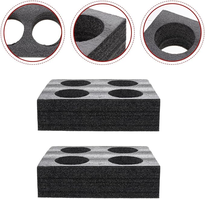 2Pcs Foam Cup Holder Tray, 4 Drink Cup Takeout Carrier Tray Cup Fixing Packing - Image 8