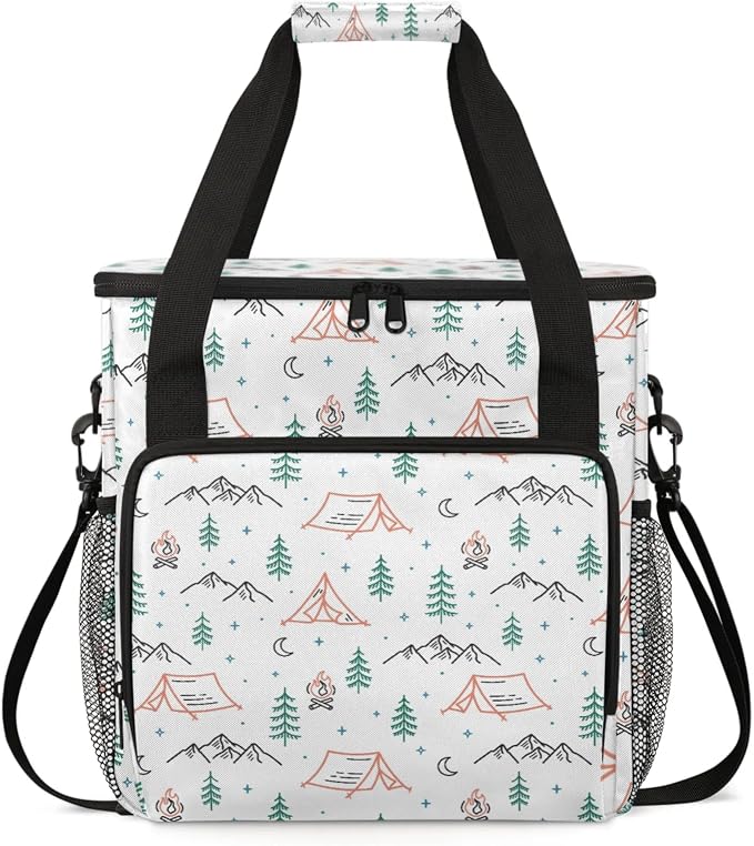 Camping Coffee Maker Travel Bag, Camping Large Carrying Storage Case Insulated by Home