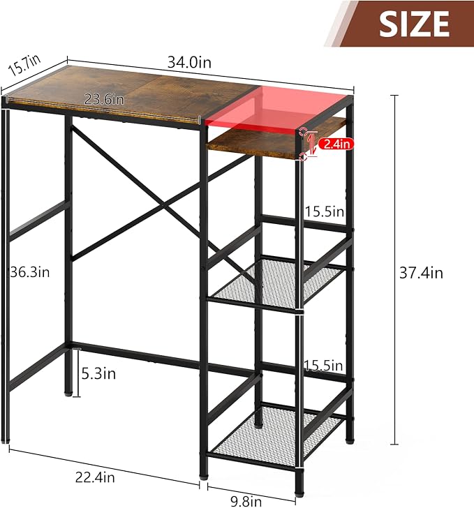 Yuyetuyo Mini Fridge Stand - Image 3