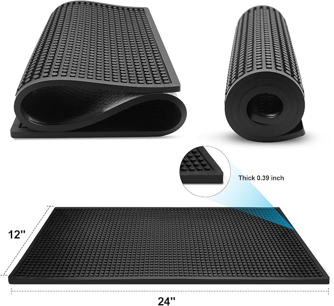 Large Bar Mats for Countertop 12X24'', Bar Mat for Bartending, Drying Matt - Image 2
