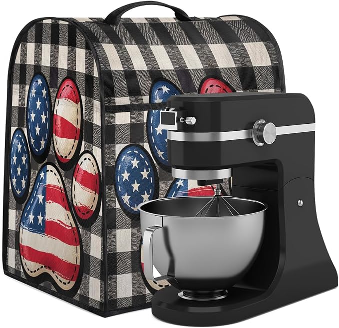 Paw Print Kitchen Aid Mixer Cover Compatible Stand Mixer Dust Cover | American - Image 2
