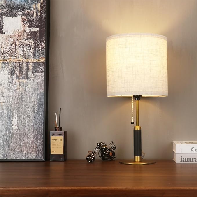 18.9" Mid Century Bedside Table Lamp - Image 9