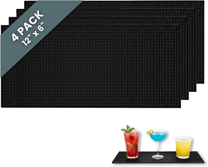 Essato 6x12 Inch Bar Mats for Countertop by Esatto