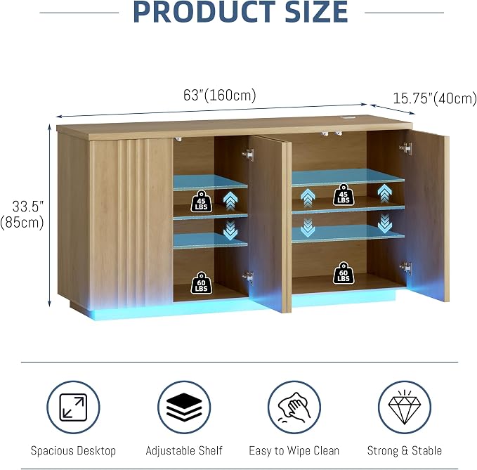 Dystler Sideboard Buffet Cabinet - Image 2
