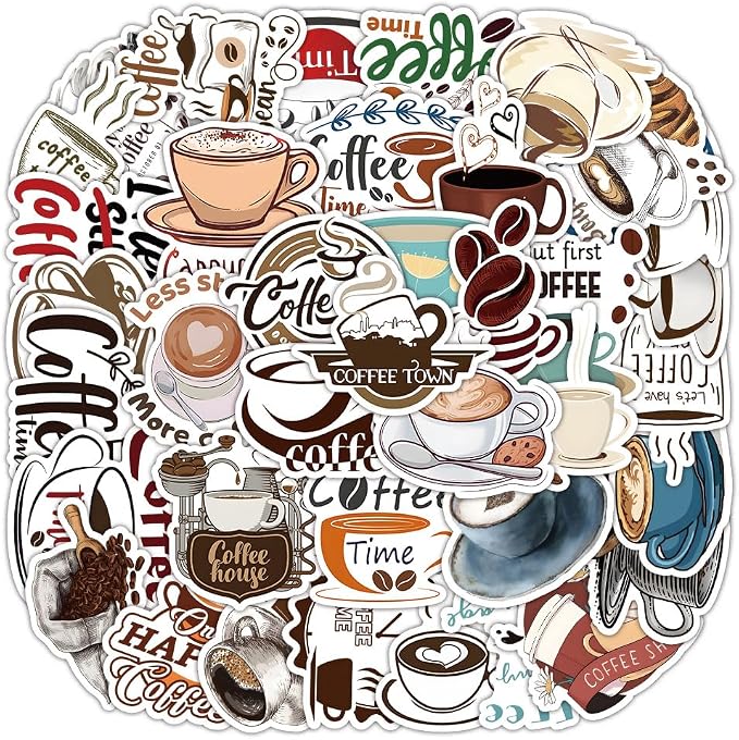 Aesthetic Coffee Theme Stickers by Unknown