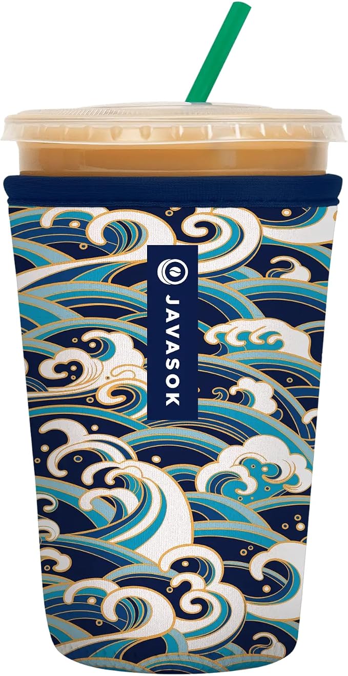 Sok It JavaSok Iced Coffee & Cold Soda Insulated Neoprene Cup Sleeve by SokIt
