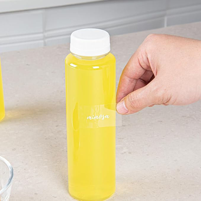 Restaurantware Label Tek 1.9 x 1 Inch Mimosa Juice Bottle Labels 100 - Image 5