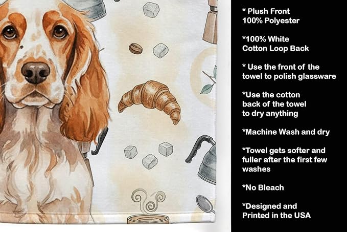 Caroline's Treasures Orange Roan English Cocker Spaniel Coffee Bar Kitchen - Image 4