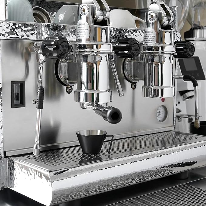 watchget Stainless Steel Espresso Cups, Single Spout & Scale Measuring Cup - Image 6