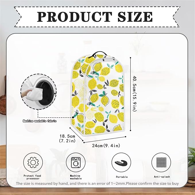 doginthehole Cute Elephant Blender & Toaster Oven Covers - 2 in 1 Dust Covers - Image 4