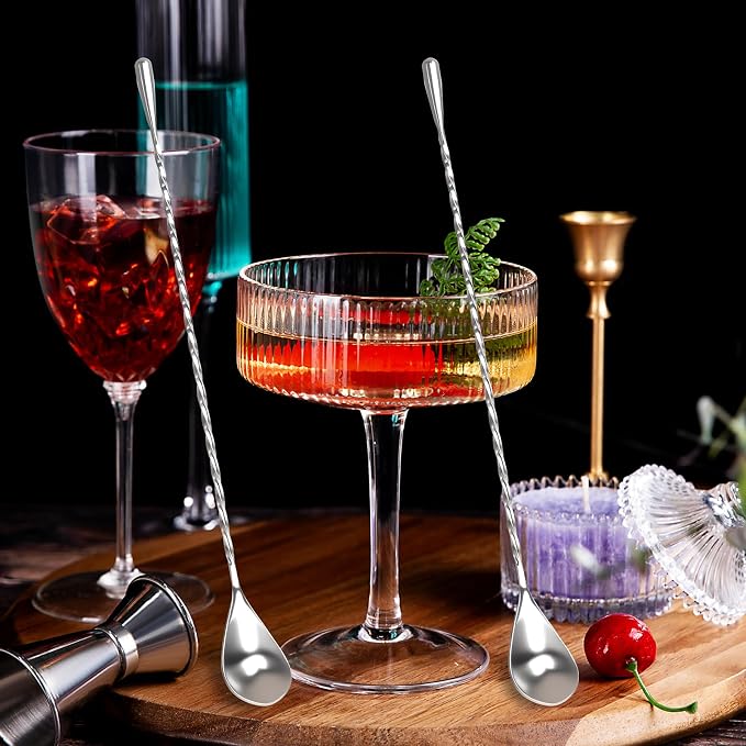 2 Pack Bar Spoon, Cocktail Mixing Spoon, Long Spoons - Image 5