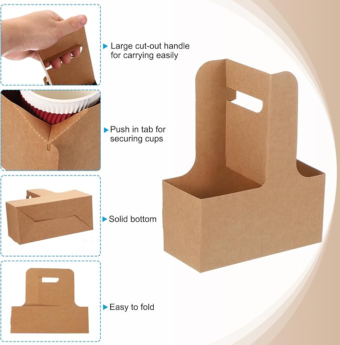 PATIKIL 2 Cup Drink Carrier - Image 3