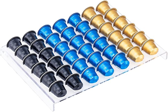 SUMERFLOS Coffee Pod Storage Organizer Tray Drawer, Holds 42 Capsules Compatible - Image 8