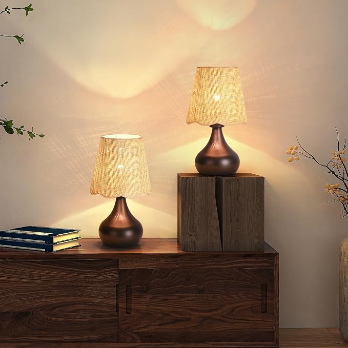 Ziqqeelam Oil Rubbed Bronze Small Table Lamp - Image 5