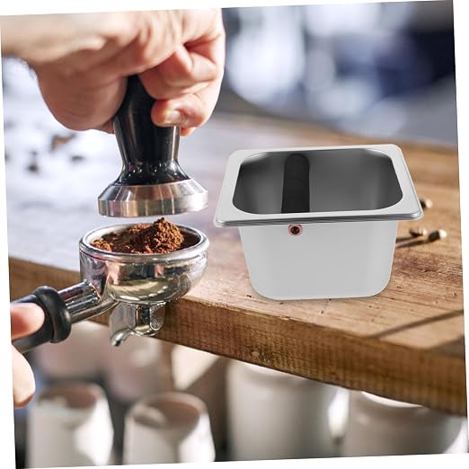 Cabilock Stainless Knock Box Espresso Dump Bin - Image 6