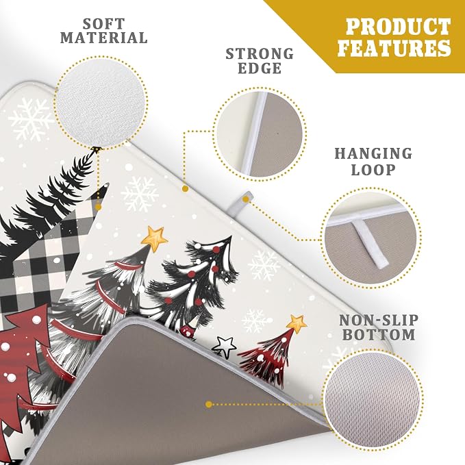 Christmas Dish Drying Mat 18x24 Inches - Image 4