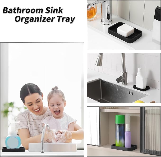 MicoYang Silicone Kitchen Sink Organizer Tray - Image 3