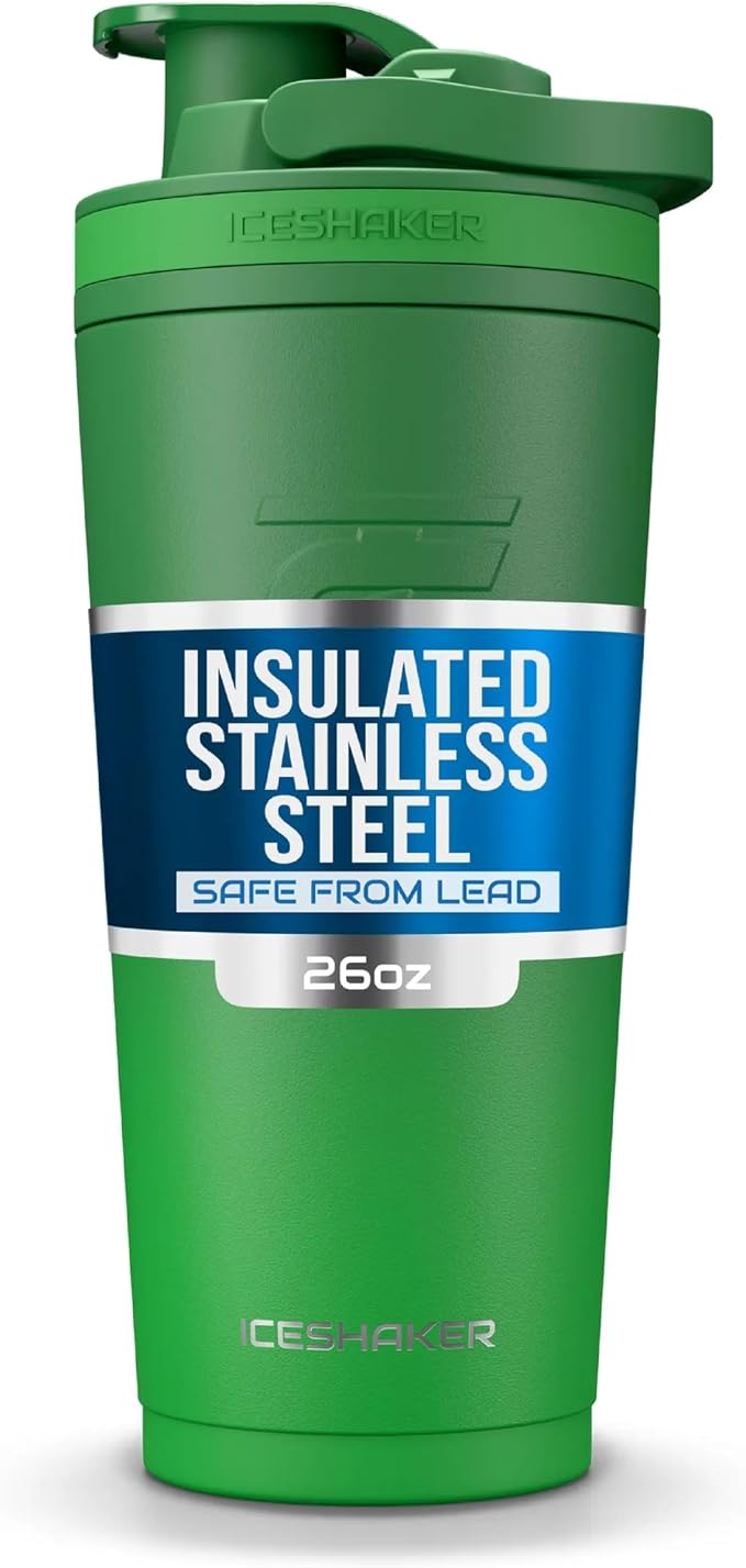 Ice Shaker Insulated Stainless Steel Shaker Bottle | 26oz by IceShaker