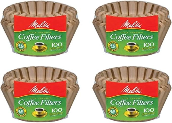 Melitta 8-12 Cup Basket Filter Paper by Unknown