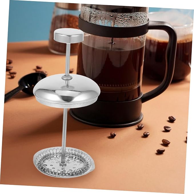 PRETYZOOM Coffee Press Replacement Filter Kit Lid Fine Mesh Plunger Strainer - Image 5
