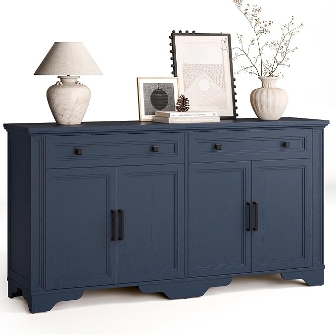 ONBRILL 63" Sideboard Buffet Cabinet, Kitchen Buffet Storage Cabinet, Large by ONBRILL