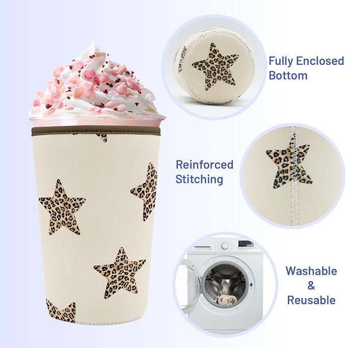 Iced Coffee Sleeve Reusable Cup Sleeves - Image 5