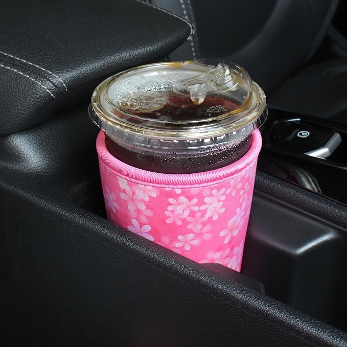 3 Pack Reusable Iced Coffee Sleeves - Image 3