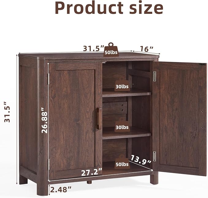 Joaxswe Sideboard Buffet Cabinet - Image 2