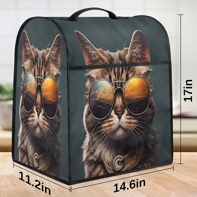 Cat Kitchen Aid Mixer Cover Compatible Stand Mixer Dust Cover | Funny Animal - Image 3