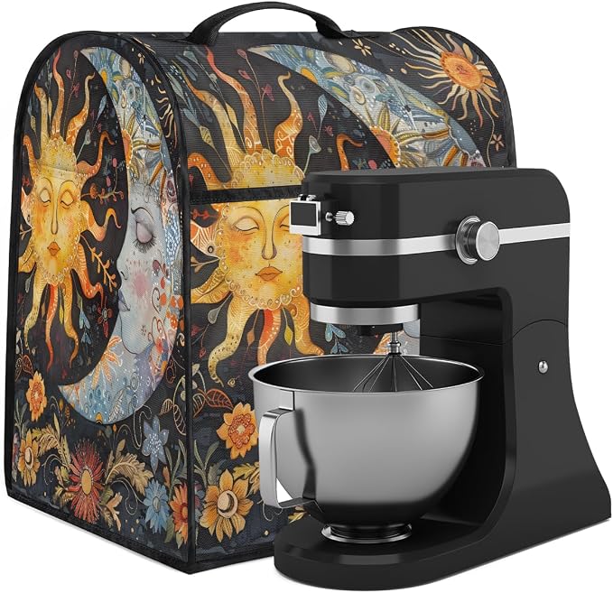 Sun Moon Kitchen Aid Mixer Cover Compatible Stand Mixer Dust Cover | Ethnic - Image 2
