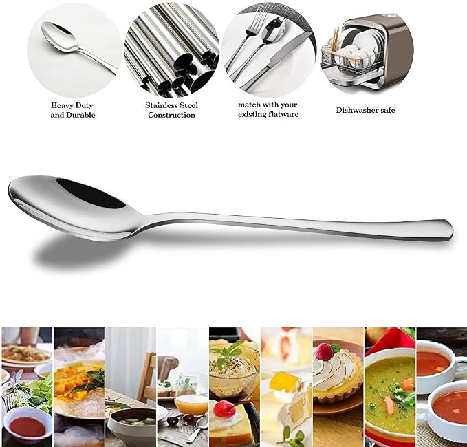 Demitasse Espresso Spoons, 12-piece Mini Coffee Tiny Stainless Steel Spoons - Image 3