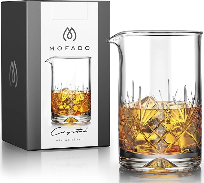 MOFADO. Crystal Cocktail Mixing Glass - Image 3