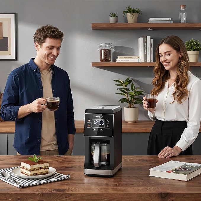 AIRMSEN Grind & Brew Coffee Maker - Image 8