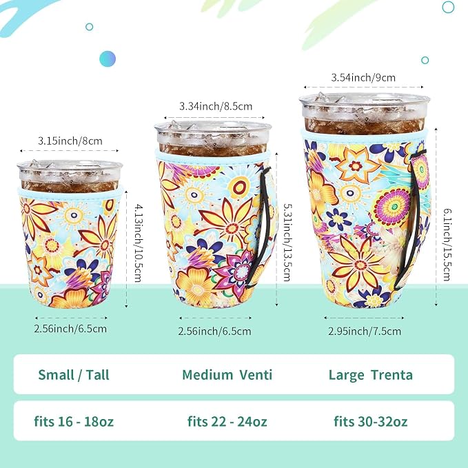 Iced Coffee Sleeve Insulator Sleeves - Image 2