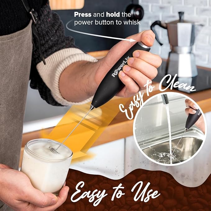 PowerLix Powerful Handheld Milk Frother - Image 4