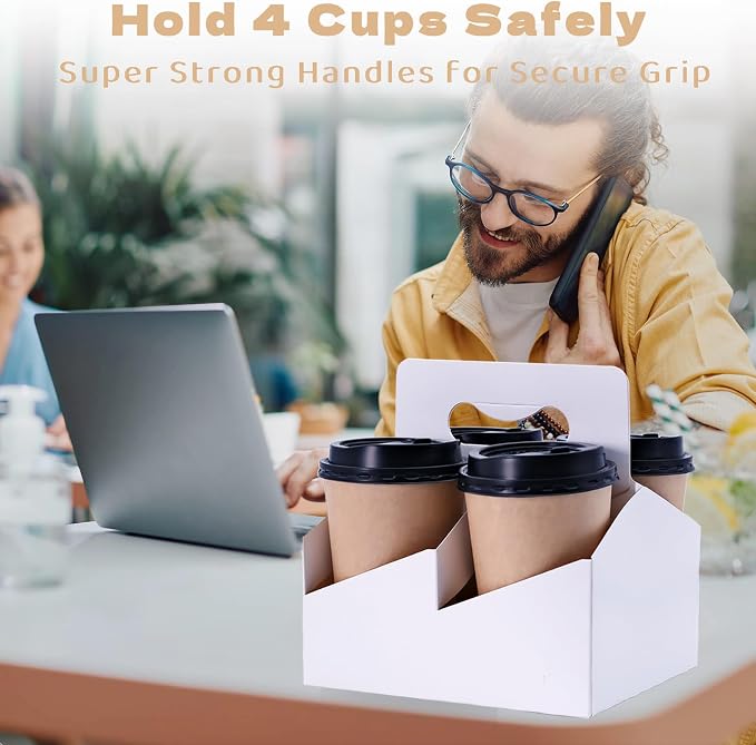 15 Pack 4-Cup Drink Carriers - Image 5
