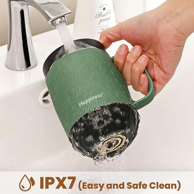 Happiness Smart Heated Coffee Mug, Rechargeable Electric Self Heating - Image 7