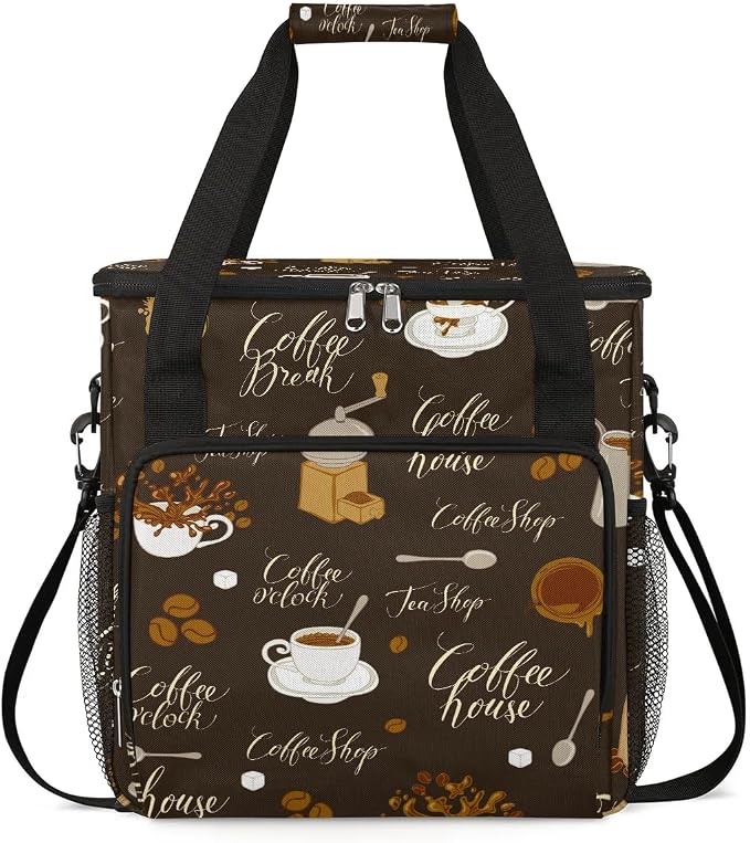 coffee sugar coffee beans Coffee Maker Carring Bag Travel Carrying Storage Tote by CFERSAN