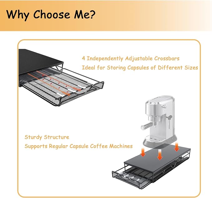 BYDEVAN Coffee Capsule Drawer Organizer - Image 5