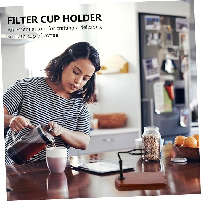 Lurrose 1Pc Coffee Dripper Stand Filter Rack - Image 5
