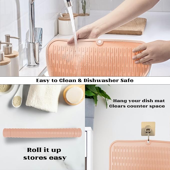 ZLR Heavy-Duty Silicone Dish Drying Mat - Image 4