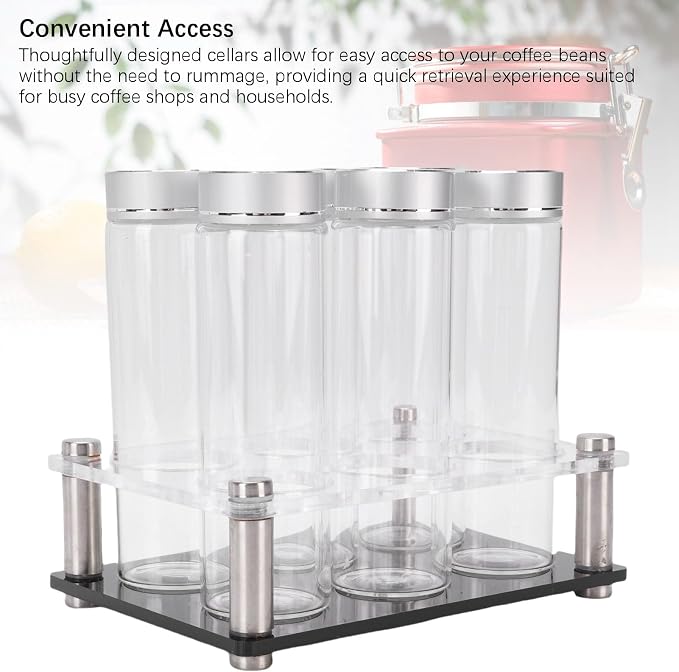 Cryfokt Coffee Bean Storage Tubes, - Image 6