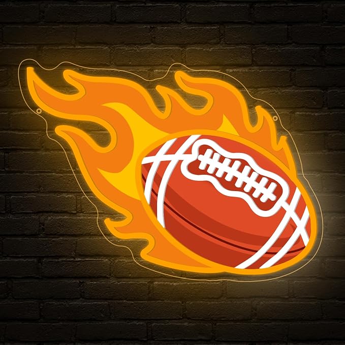 Football Neon Sign for Wall Art Decor, Football Decor for Man Cave Teens Boys - Image 5