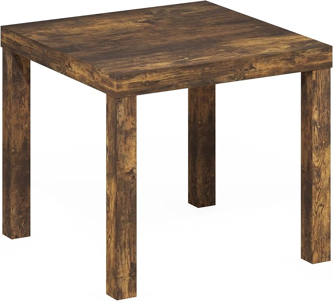 Furinno Classic Side Table, Square Modern End Table - Image 5
