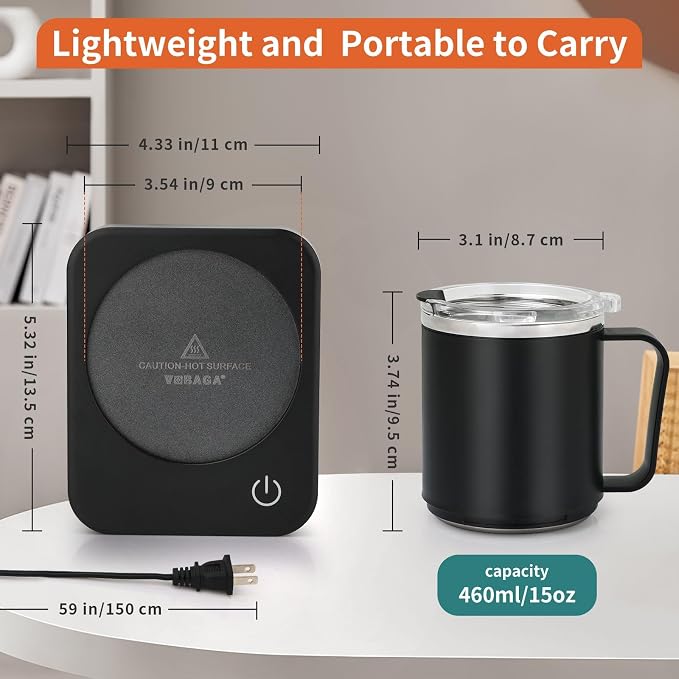 VOBAGA Coffee Mug Warmer Set - Image 5