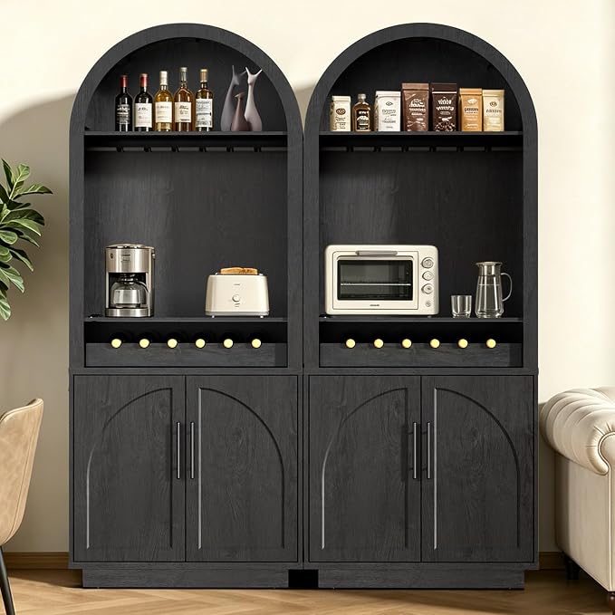 Fatmok 79" Arched Pantry Cabinet by Fatmok