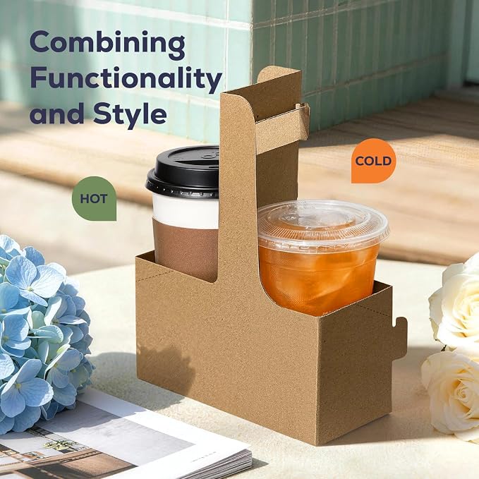 FMP Brands 2 Cup Disposable Drink Carrier - Image 7