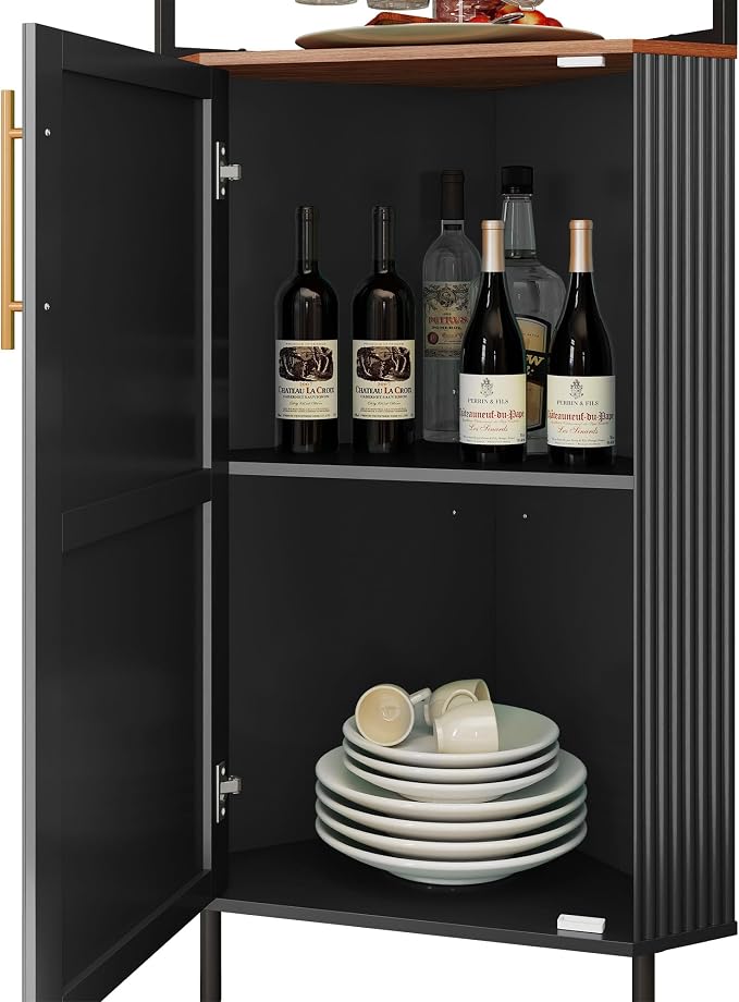 ARTPOWER Corner Bar Cabinet - Image 8